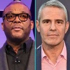 Tyler Perry, Andy Cohen and Jussie Smollett (inset)