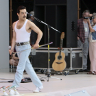 Rami Malek behind the scenes