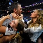 Tom Brady, daughter Viviana and wife Gisele Bundchen at super bowl 2019