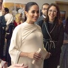 Meghan, Duchess of Sussex attends a reception hosted by the British Ambassador to Morocco at the British Residence during the second day of her tour of Morocco on February 24, 2019 in Rabat, Morocco. 