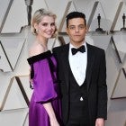 Lucy Boynton and Rami Malek at 2019 oscars