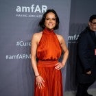 Michelle Rodriguez attends the 2019 amfAR New York Gala at Cipriani Wall Street on February 06, 2019 in New York City.