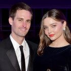 Evan Spiegel and Miranda Kerr in November 2018