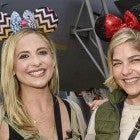 Sarah Michelle Gellar and Selma Blair at Disneyland