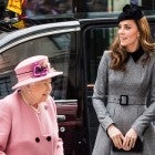Queen Elizabeth and Kate Middleton