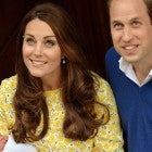 Kate Middleton and Prince William with baby charlotte
