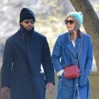 Katie Holmes and Jamie Foxx taking a romantic stroll by Central Park on March 26, 2019.