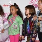 North West and Penelope Disick attend JoJo Siwa's Sweet 16 Birthday celebration at W Hollywood on April 09, 2019 in Hollywood, California.