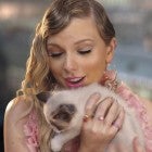 Taylor Swift and Cat Three