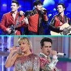 The Jonas Brothers, Taylor Swift and Brendon Uris and BTS