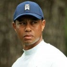 Tiger Woods at The Masters, Round 2, in April 2019