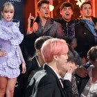 Taylor Swift, The Jonas Brothers and BTS.