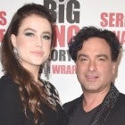 Johnny Galecki and Amanda Meyer