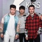 Nick Jonas, Joe Jonas and Kevin Jonas at the Kiss FM Studio