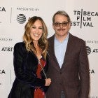 Sarah Jessica Parker and Matthew Broderick attend a screening of 'To Dust' during the 2018 Tribeca Film Festival at SVA Theatre on April 22, 2018 in New York City.