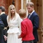 Ivanka Trump, daughter of US President Donald Trump, and Britain's Prince Harry, Duke of Sussex, view displays of US items of the Royal Collection at Buckingham Palace in London on June 3, 2019