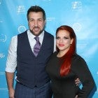 Joey Fatone and wife
