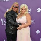 Duane Lee "Dog" Chapman and Beth Chapman of Dog the Bounty Hunter arrive at the 48th Annual Academy Of Country Music Awards at MGM Grand Garden Arena on April 7, 2013 in Las Vegas, Nevada.