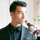Joe Jonas with coors light on wedding day