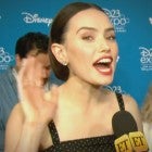 Daisy Ridley Dishes on Her Ariana Grande Moment at D23 (Exclusive)