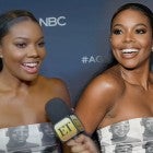 Gabrielle Union Wore a Dress Featuring Her Husband Dwyane Wade's Face on 'AGT'