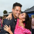 Wells Adams and Sarah Hyland at FOX's Teen Choice Awards 2019