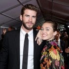 Liam Hemsworth and Miley Cyrus at Thor: Ragnarok in 2017