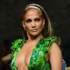 jlo in milan fashion week show - versace