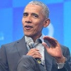 Barack Obama speaks at the Bits & Pretzels Founders Festival in Germany on Sept. 29.