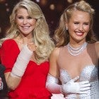 Christie Brinkley, Sailor Brinkley-Cook and Val Chmerkovskiy on 'DWTS'