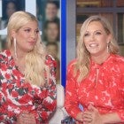 ‘BH90210’ Stars Tori Spelling and Jennie Garth Play ‘Sip or Spill’ (Exclusive) 