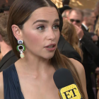 Emmys 2019: Emilia Clarke Says She's Channeling J.Lo in 'Hustlers' on the Carpet 