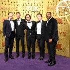 Alex Moffat, Mikey Day, Kyle Mooney, Beck Bennett and Kenan Thompson attends the 71st Emmy Awards at Microsoft Theater on September 22, 2019 in Los Angeles, California. 