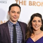 Jim Parsons and Mayim Bialik attend the premiere of Sony Pictures Classics' "The Bronze" at the Regent Theater on March 7, 2016 in Los Angeles, California. 