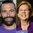 Jonathan Van Ness and Elizabeth Warren