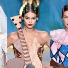 Moschino spring/summer 2020 show Gigi Hadid Kaia Gerber Bella Hadid 1280