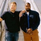 James Corden and Kanye West