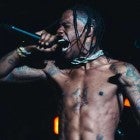 Travis Scott at Rolling Loud Music Festival in New York on Oct. 12