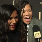 Mindy Kaling Sweetly Says She’s Going to Be Working for Storm Reid Some Day (Exclusive)