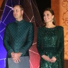 Prince William Kate Middleton Pakistan Green Dress