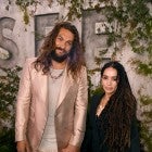 Jason Momoa and Lisa Bonet at see premiere