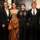 Tom Felton, Emma Watson, Daniel Radcliffe and Rupert Grint