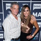 Rick Leventhal and Kelly Dodd at WWHL in october 2019