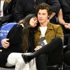 Camila Cabello and Shawn Mendes at clippers game