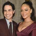 Zac Posen and Rihanna