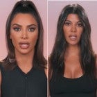 Kim and Kourtney Kardashian