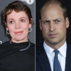 Olivia Colman and Prince William