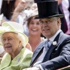 Queen Elizabeth and Prince Andrew