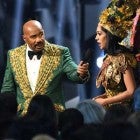 Steve Harvey and Miss Malaysia
