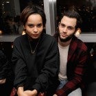  Penn Badgley and Zoe Kravitz in 2013